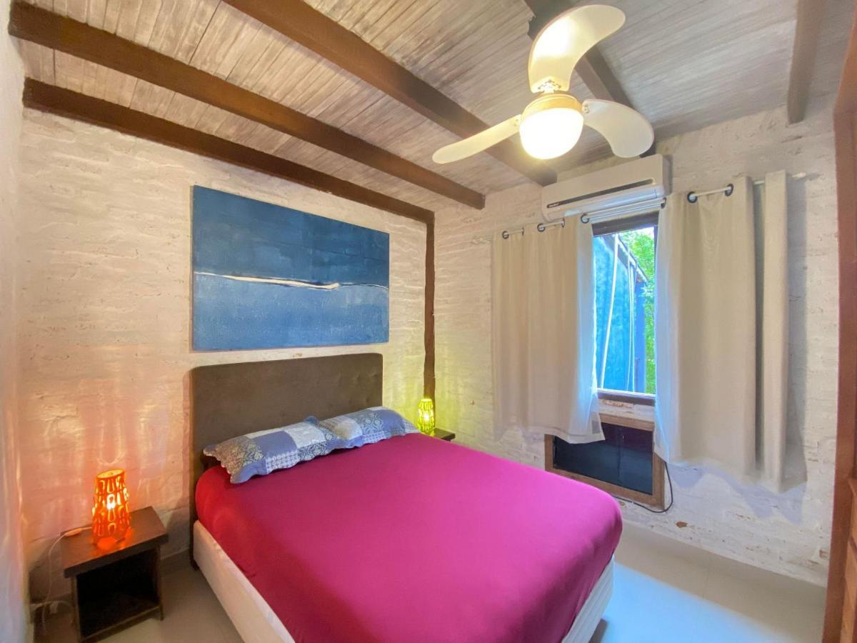 Вилла Flat 22 - 60M Da Praia - Conforto E Baixo Custo Сан-Себастьян Экстерьер фото